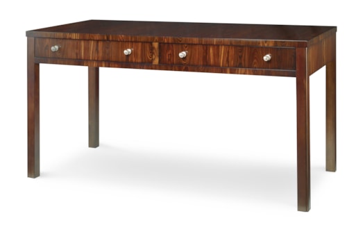 Transitional Keith Writing Desk with Two Drawers