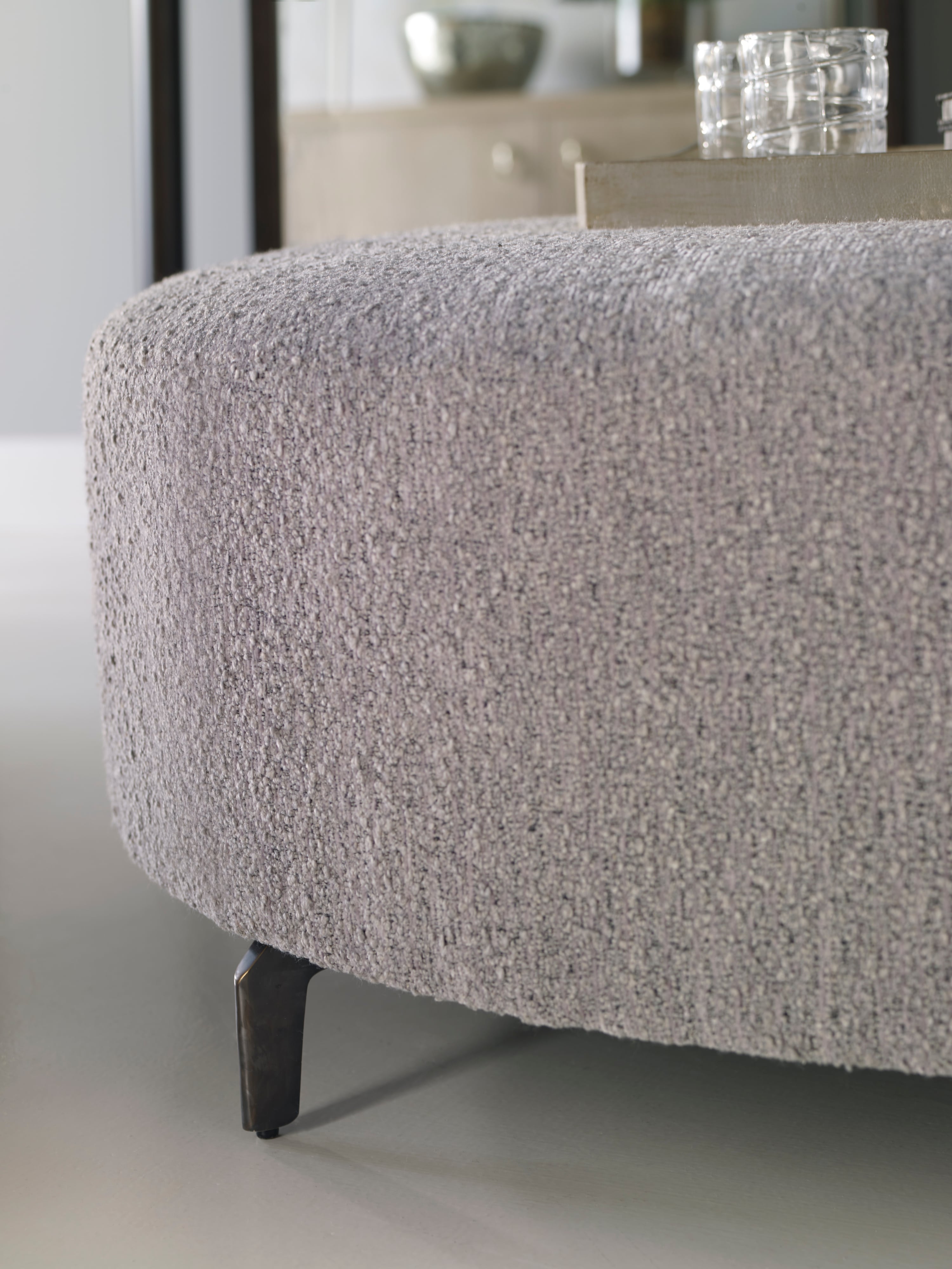 Rockford 52 Round Cockail Ottoman