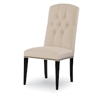 Lorne Transitional Upholstered Tufted Side Chair