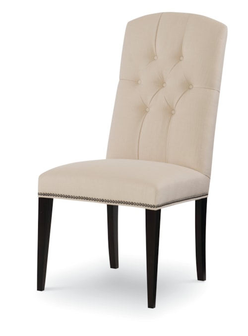 Lorne Transitional Upholstered Tufted Side Chair