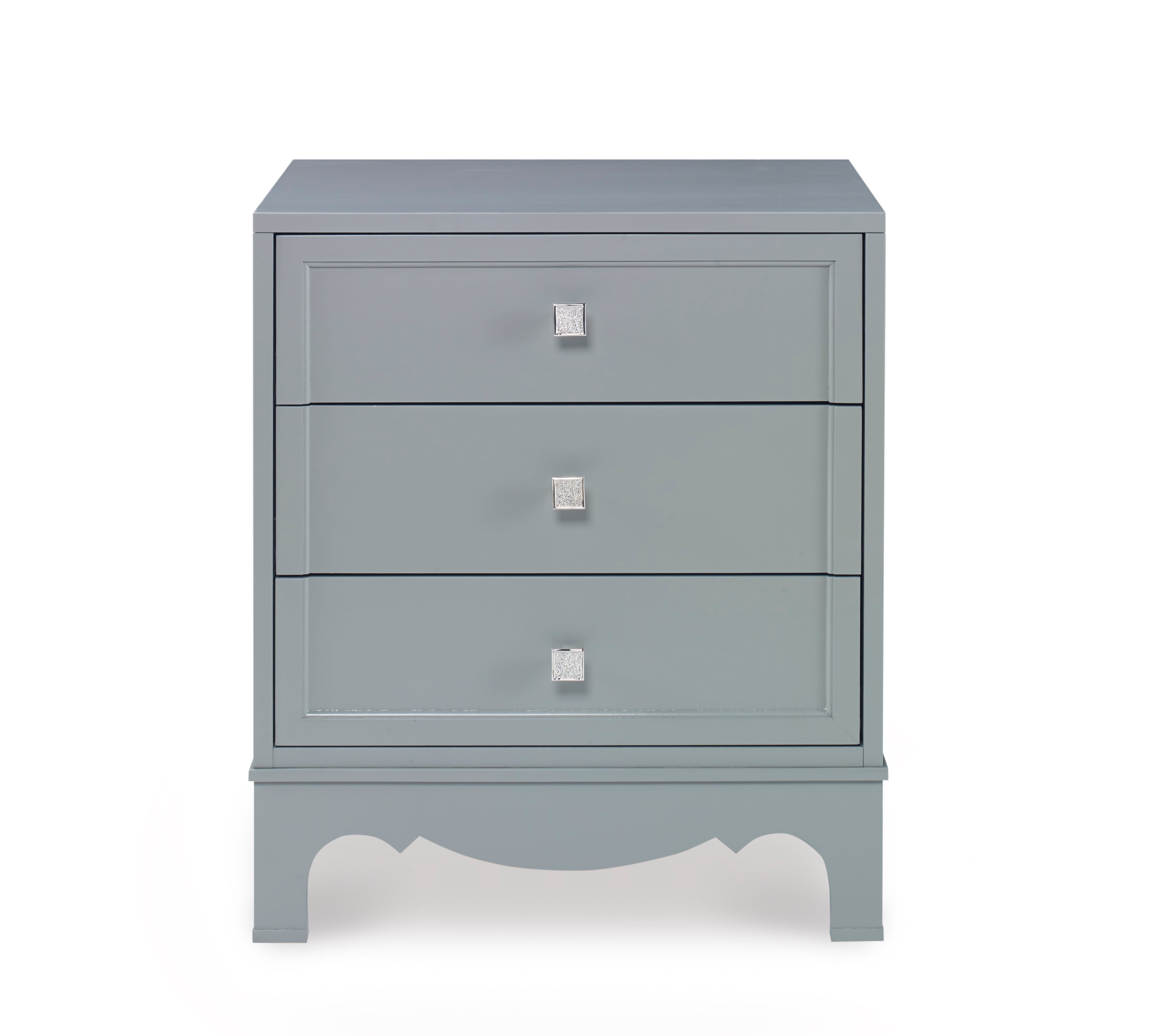 Century Details Case Details 3 Drawer Small Nightstand