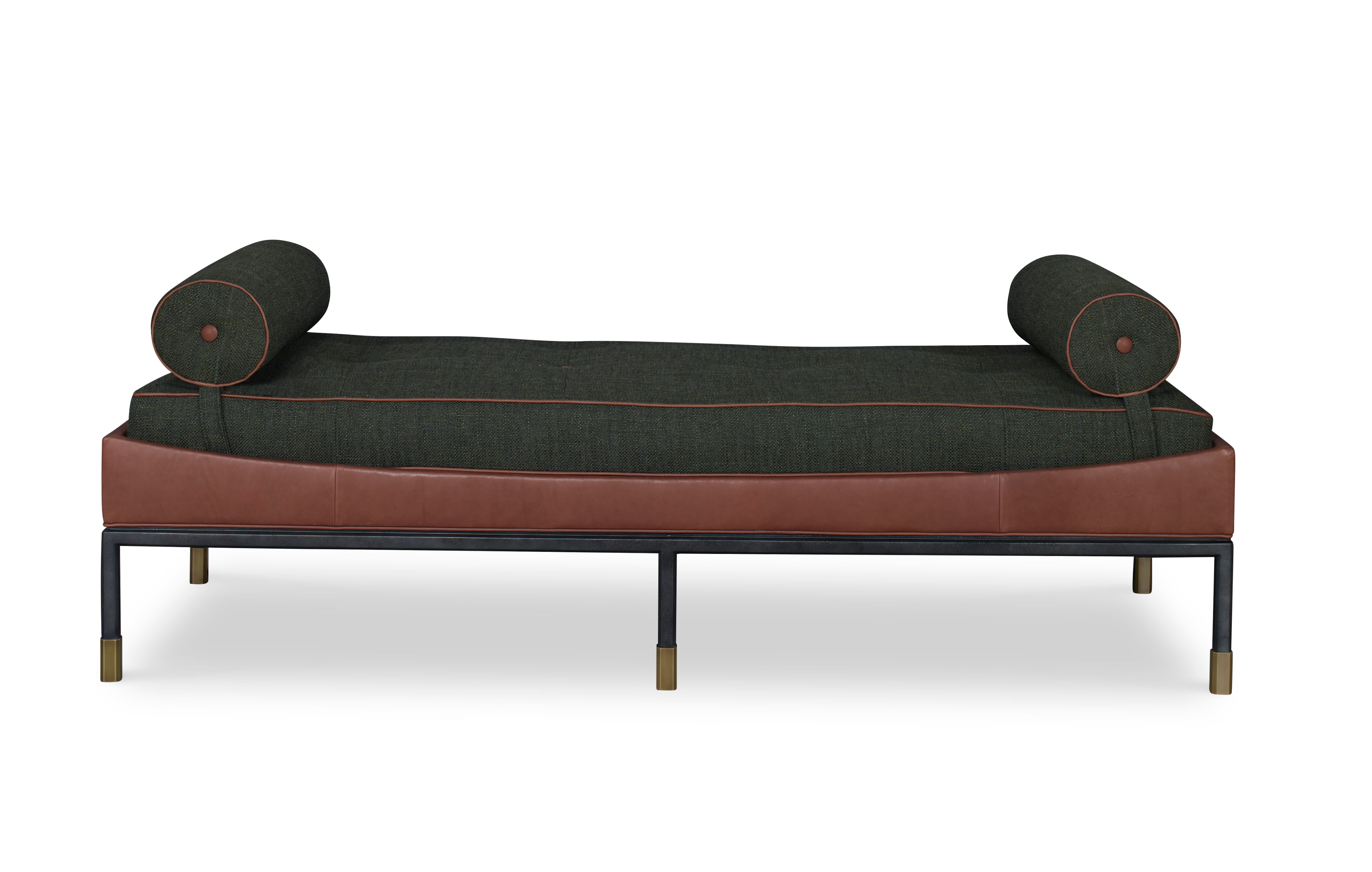 Jennings Metal Daybed (Rounded Bolsters)