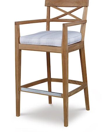 Outdoor Bar Stool with Cushion