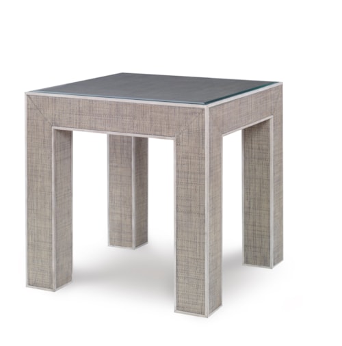 Newport End Table-French Grey/Pn