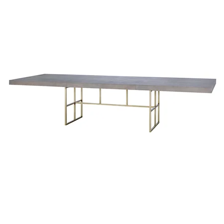 Monarch Contemporary Dinning Table with 2 22" Leaves