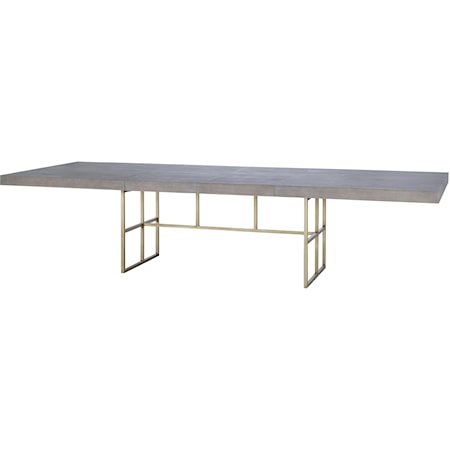 Monarch Contemporary Dinning Table with 2 22" Leaves