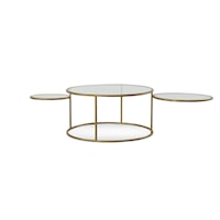 Cassie 3-Surface Mid-Century Modern Coffee Table
