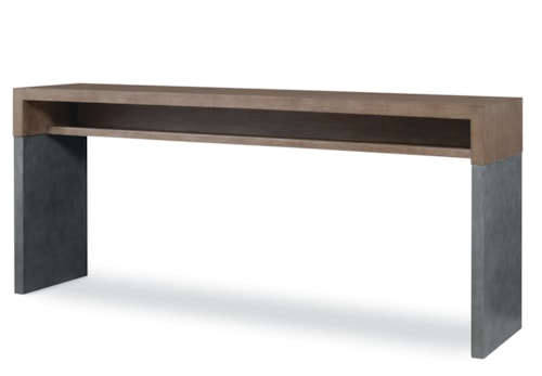 Curved Front Console (Timber Grey)