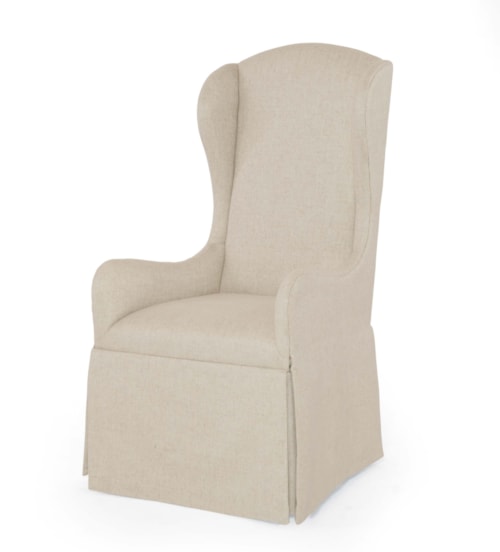 Harmony Transitional Upholstered Host Chair with Skirt