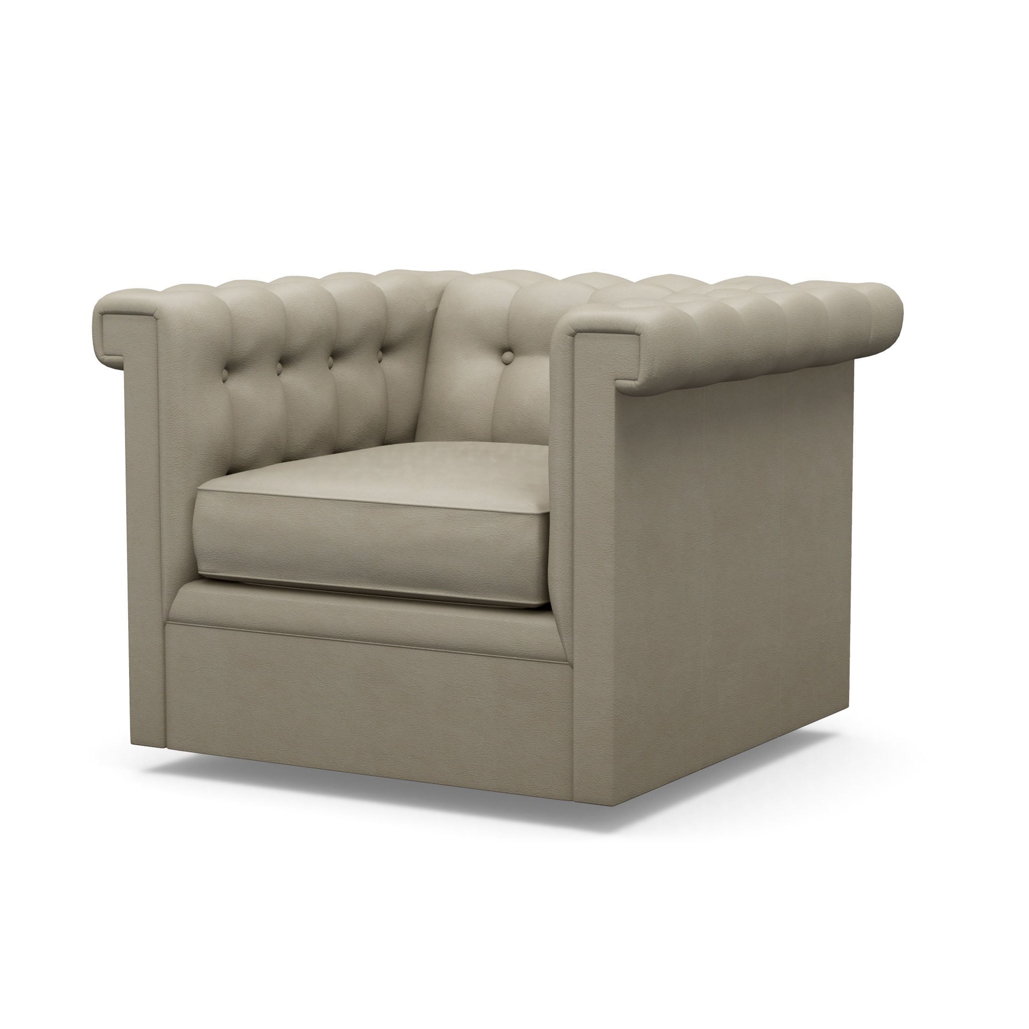 Modern Chesterfield Swivel Chair