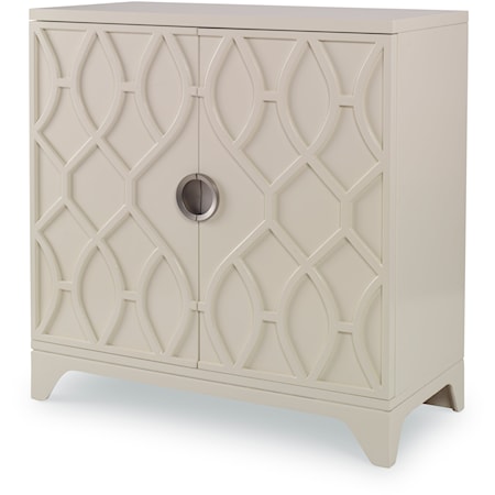 Transitional Door Chest with Adjustable Shelf