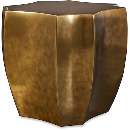 Emerge Contemporary Antique Bronze Lamp Table