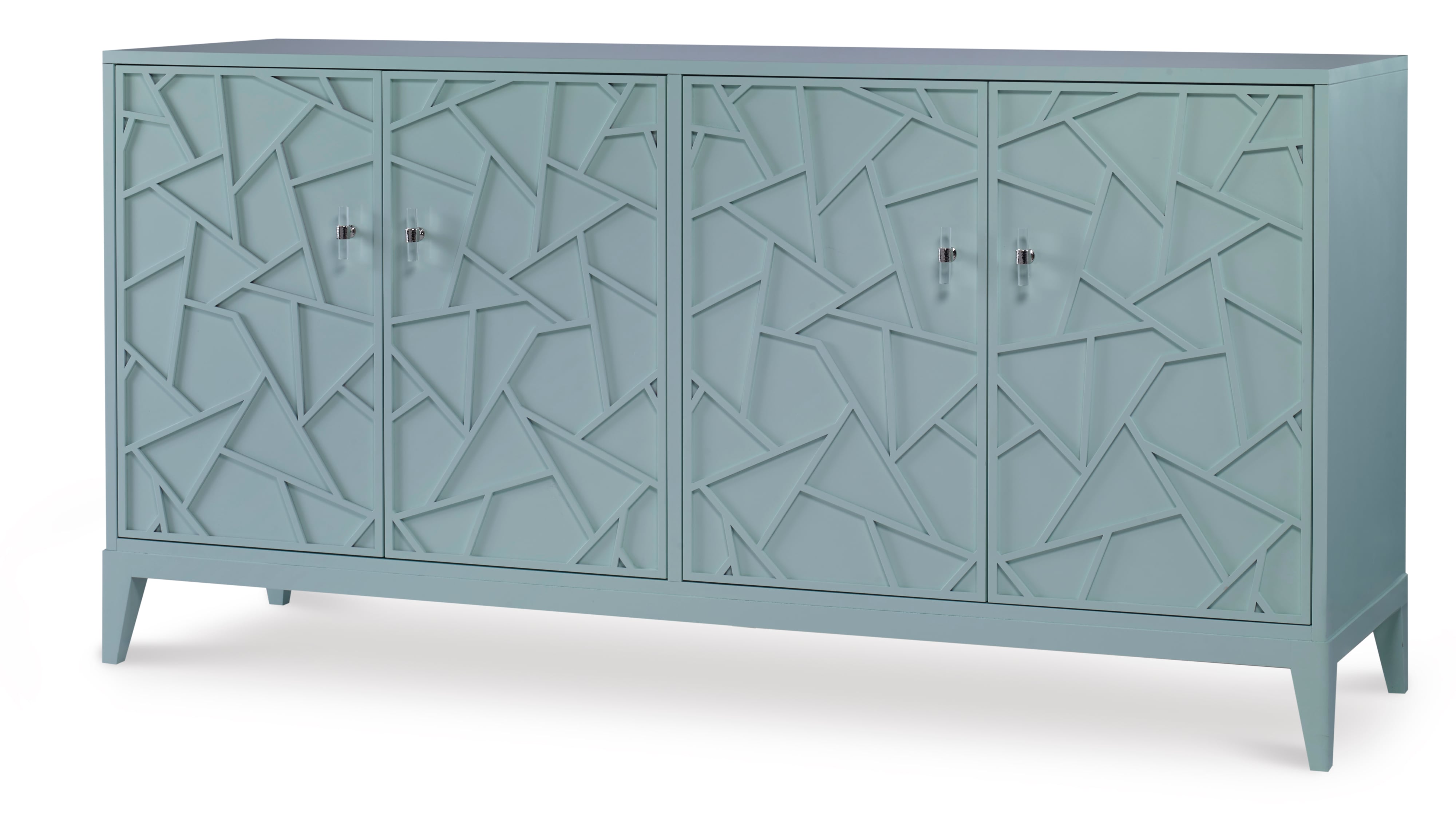 Details 4 Door Low Credenza