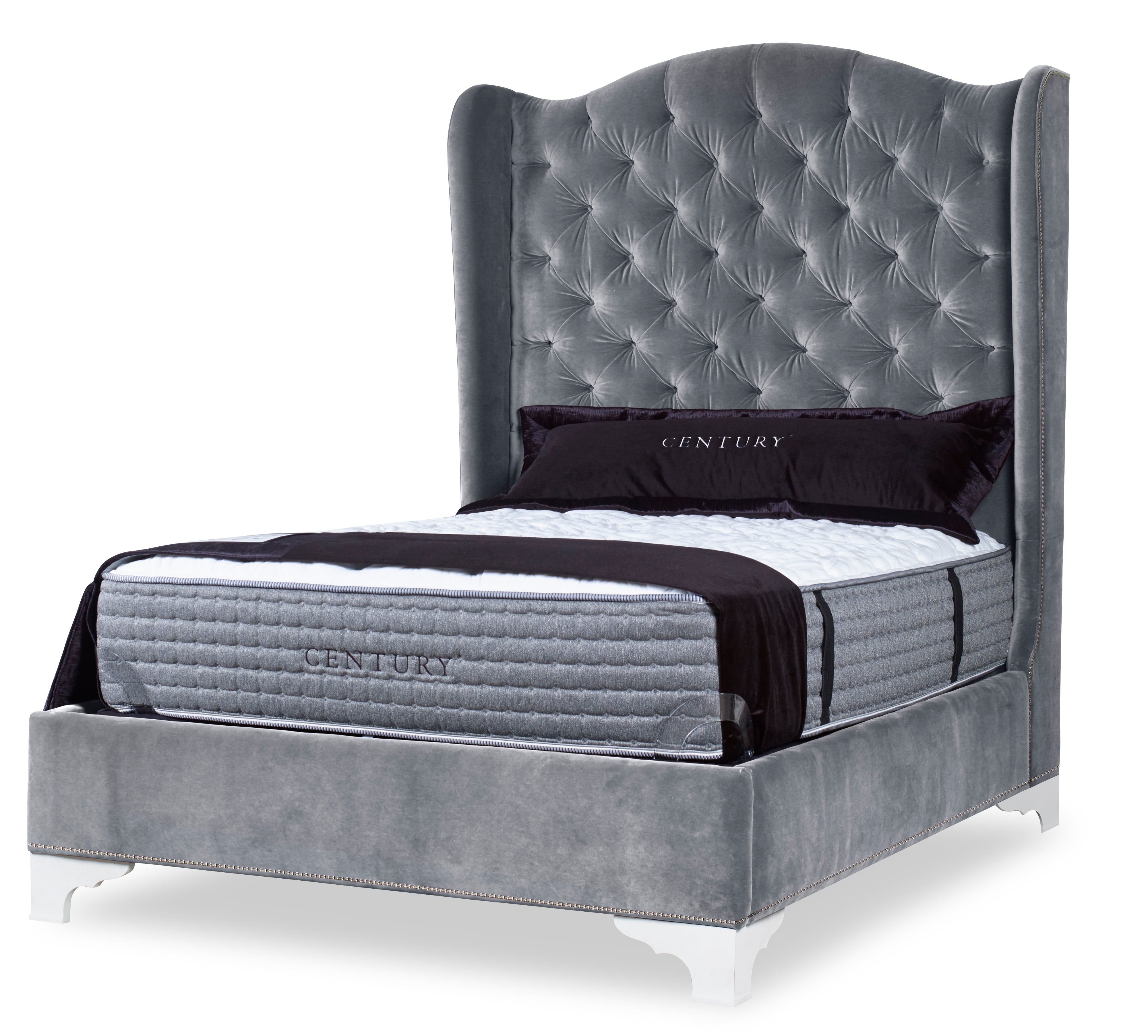 Details Tall Wing Bed - Queen