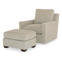 Colton Swivel Chair with Track Arms