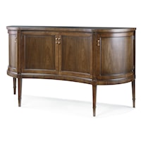 Mid-Century Modern 4-Door Sideboard Credenza