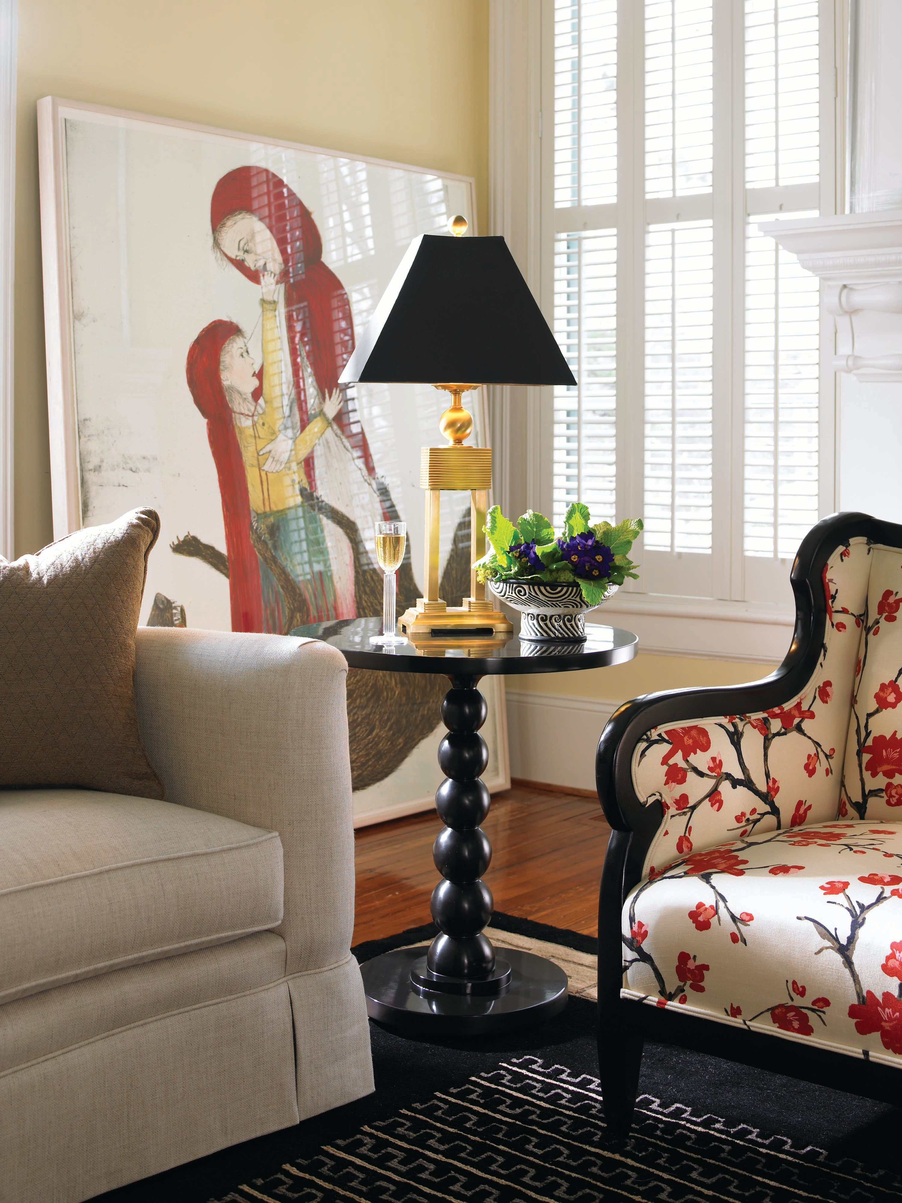 Century New Traditional & Metro Luxe New Traditional Chairside Table