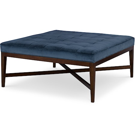 Redford Transitional Medium 42" Square Cocktail Ottoman