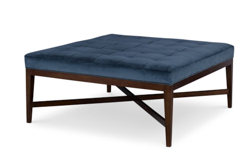 Redford Transitional Medium 42" Square Cocktail Ottoman