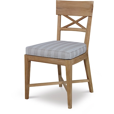 Outdoor Side Chair with Cushion