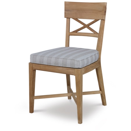 Outdoor Side Chair with Cushion
