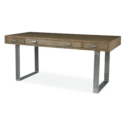 Westend Rustic Industrial 3-Drawer Writing Desk