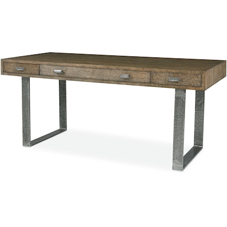 Westend Rustic Industrial 3-Drawer Writing Desk