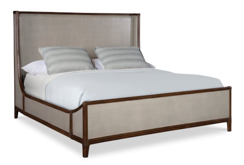 Canvas King Bed-Dove Grey