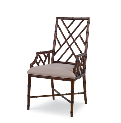 Brighton Arm Chair-Rg/Flax