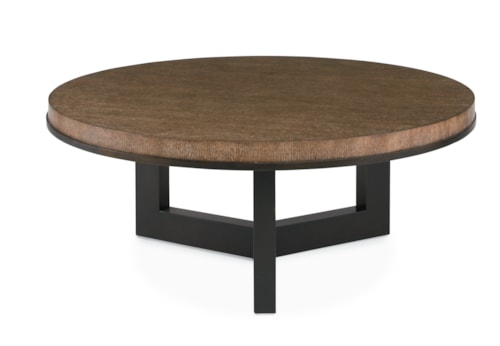 Contemporary Round Cocktail Table