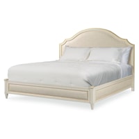 Monarch Transitional Upholstered King Bed