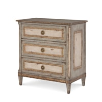 Monarch Traditional 3-Drawer Nightstand