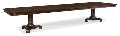Double Pedestal Dining Table