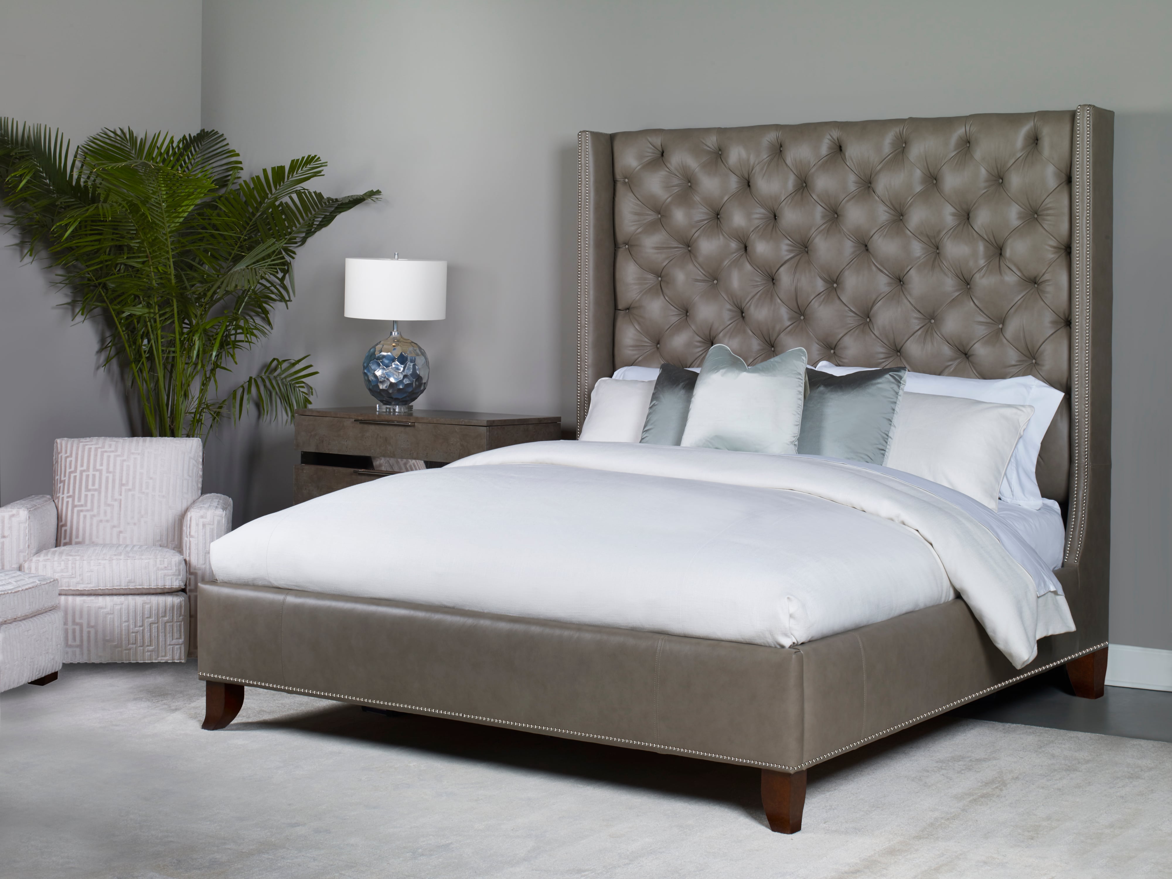 Details Tall Wing Bed - King