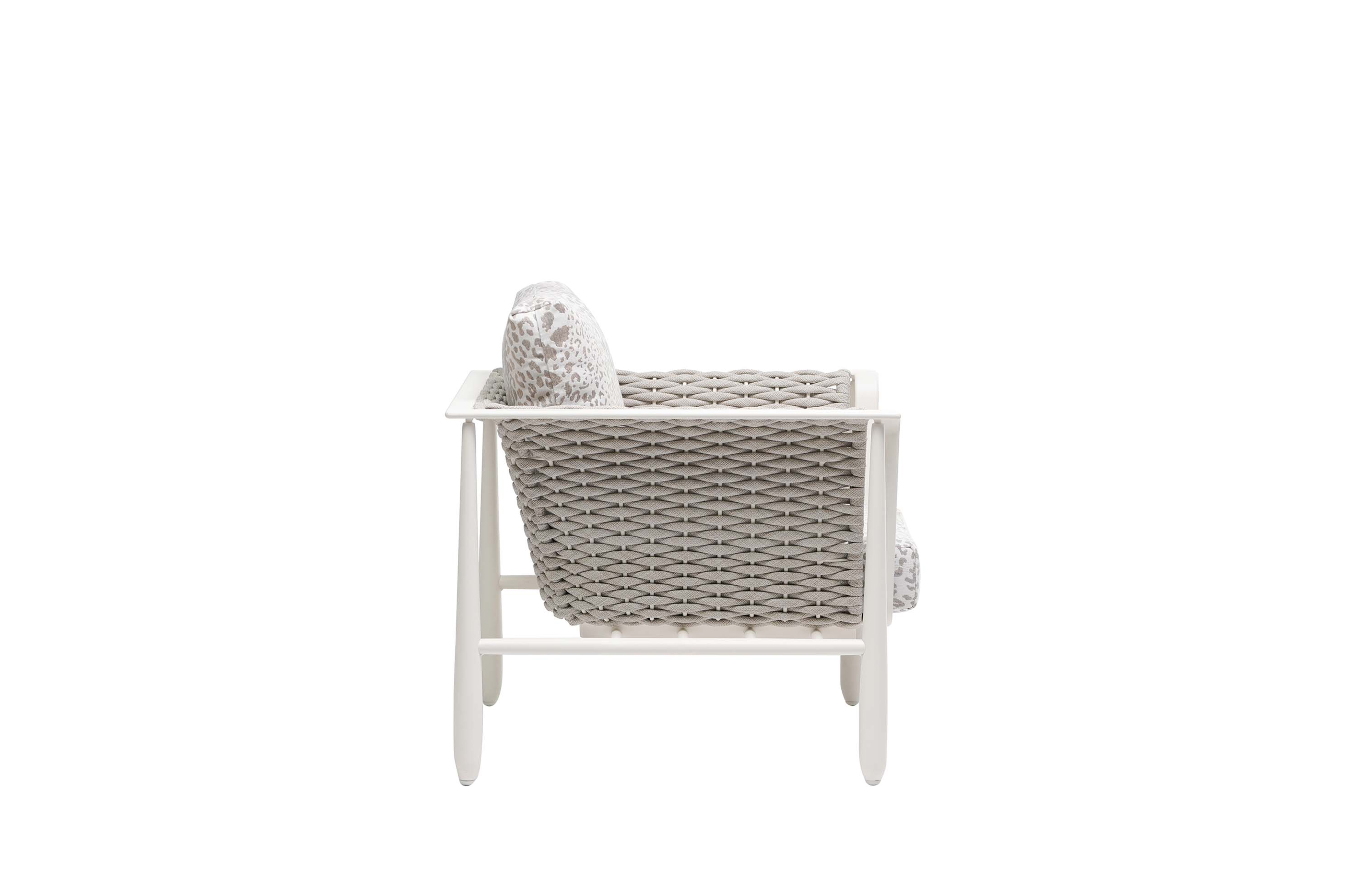 Woven Strap Club Chair