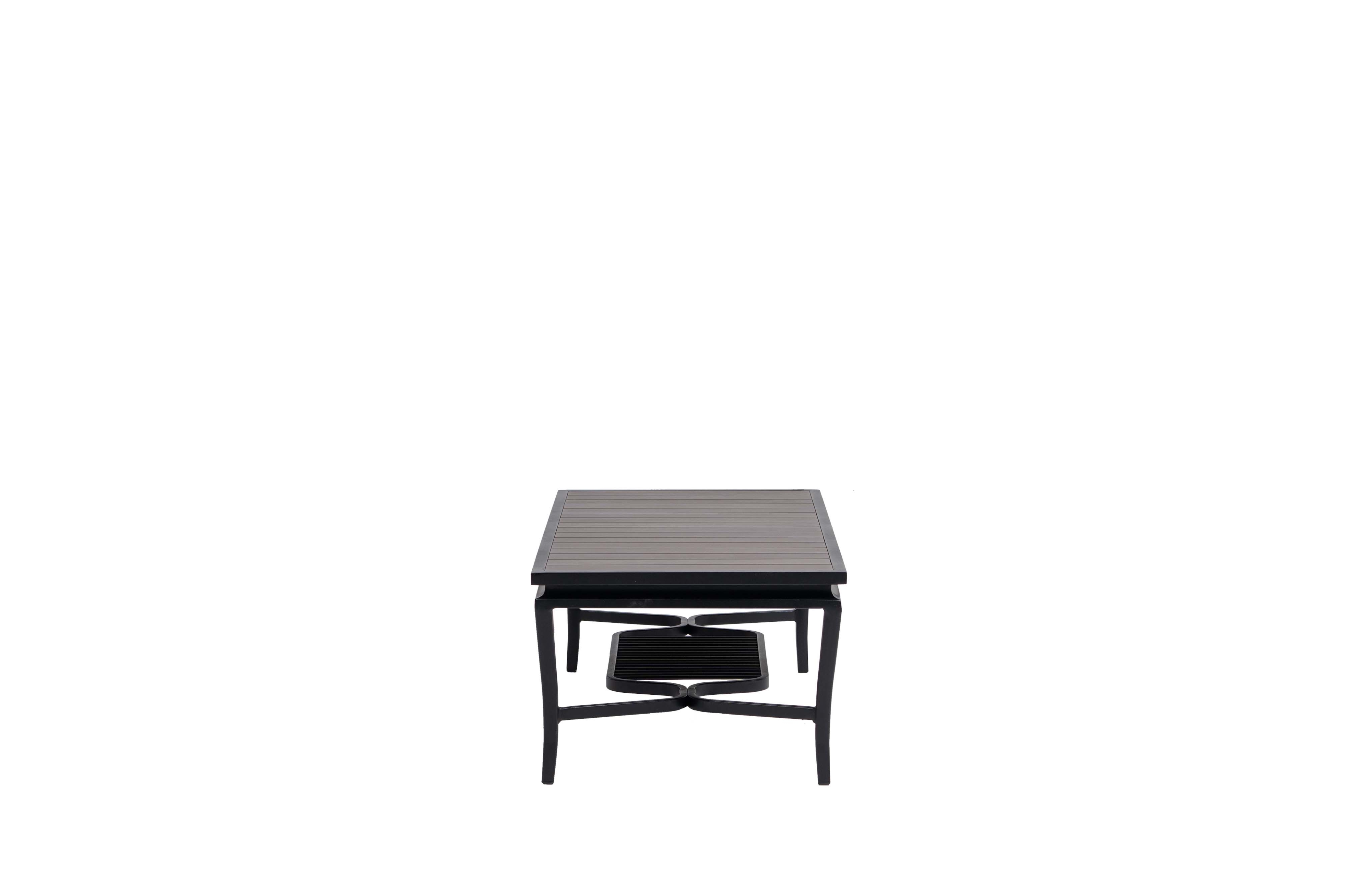 Rect. Two-Tone Aluminum Coffee Table