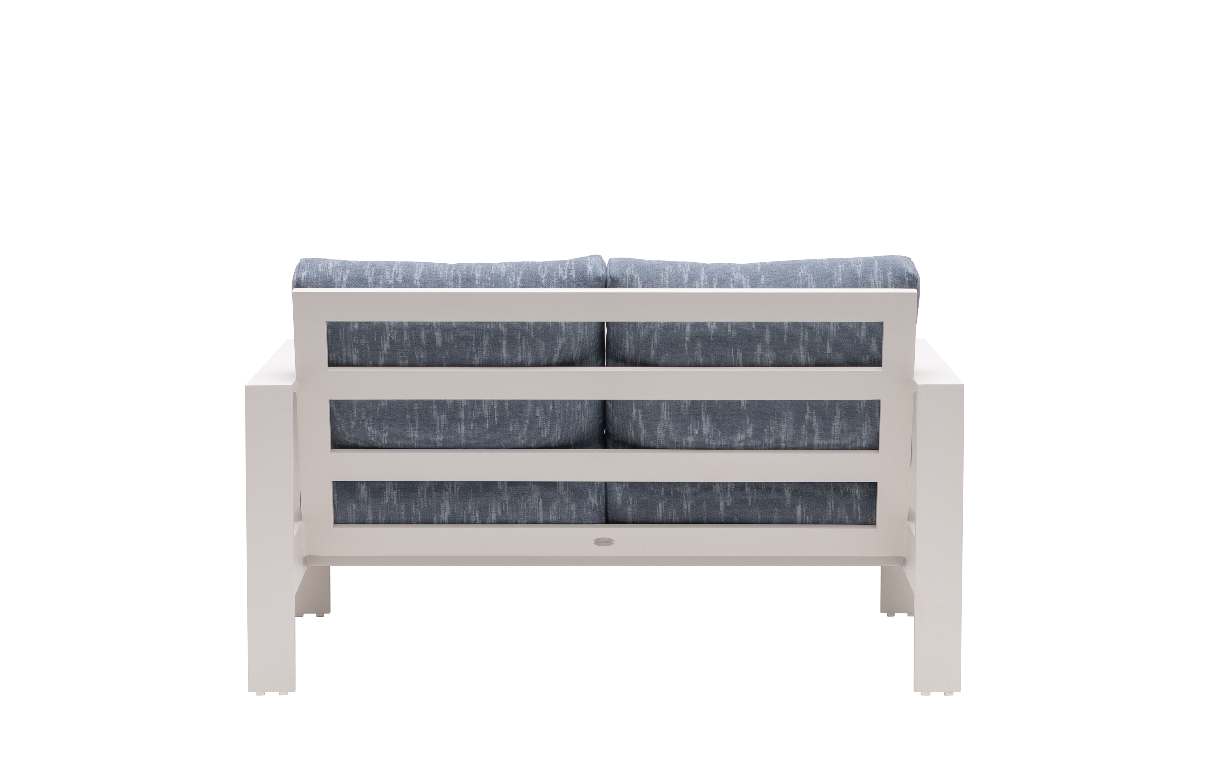 Modern Ladder-Back Loveseat
