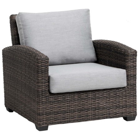Casual Woven Club Chair