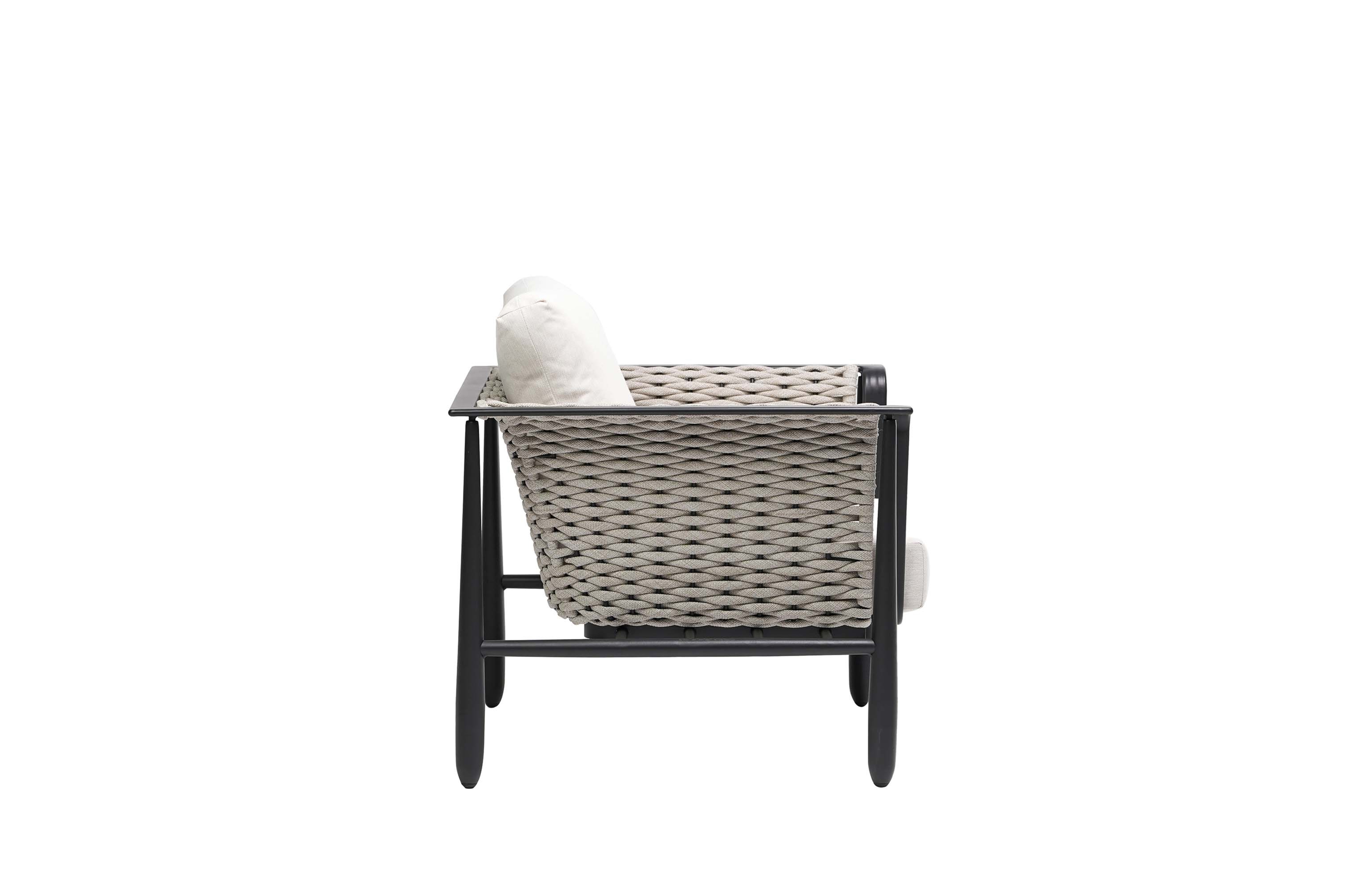 Woven Strap Club Chair