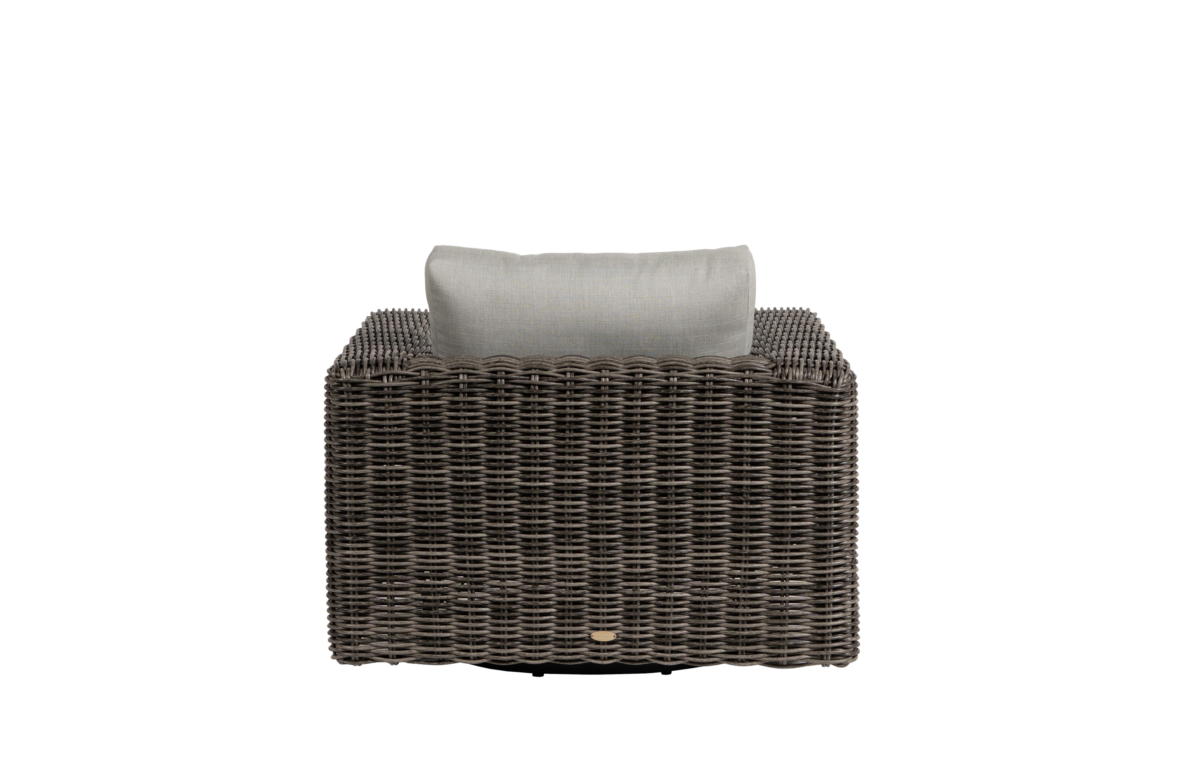 Woven Swivel Gliding Club Chair