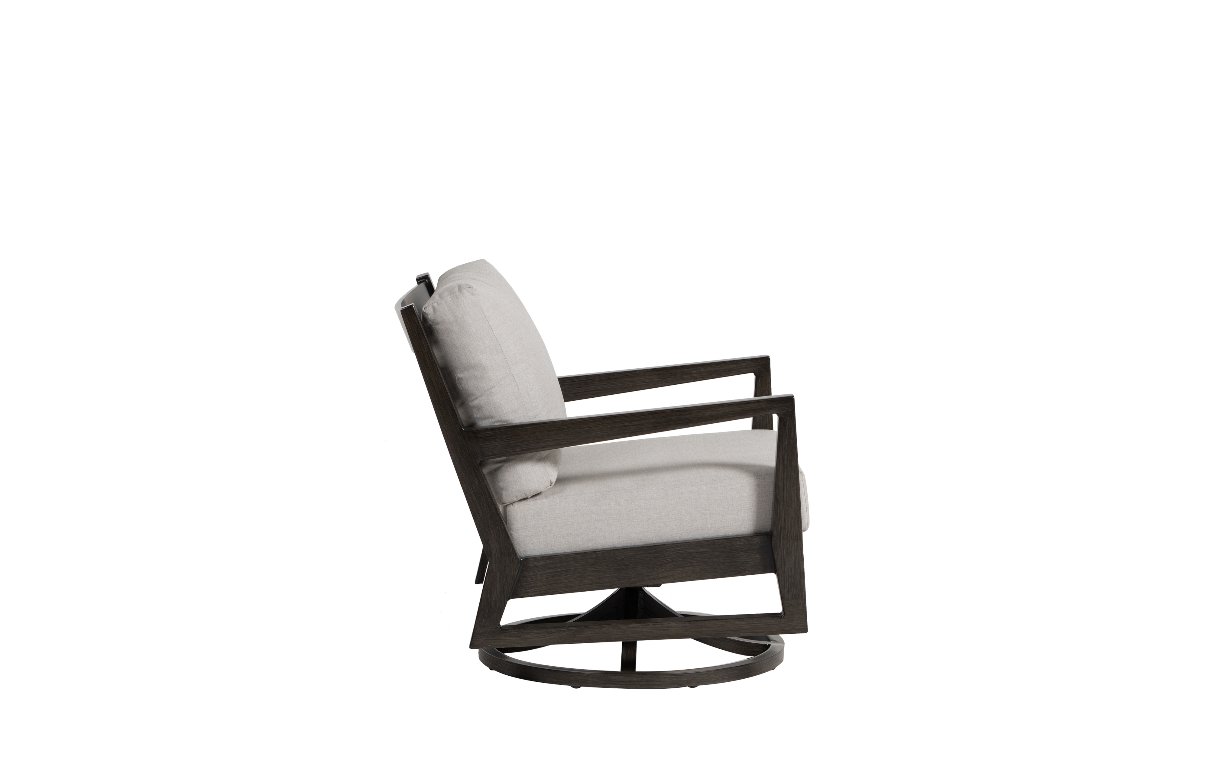 Classic Slat-Back Swivel Rocker