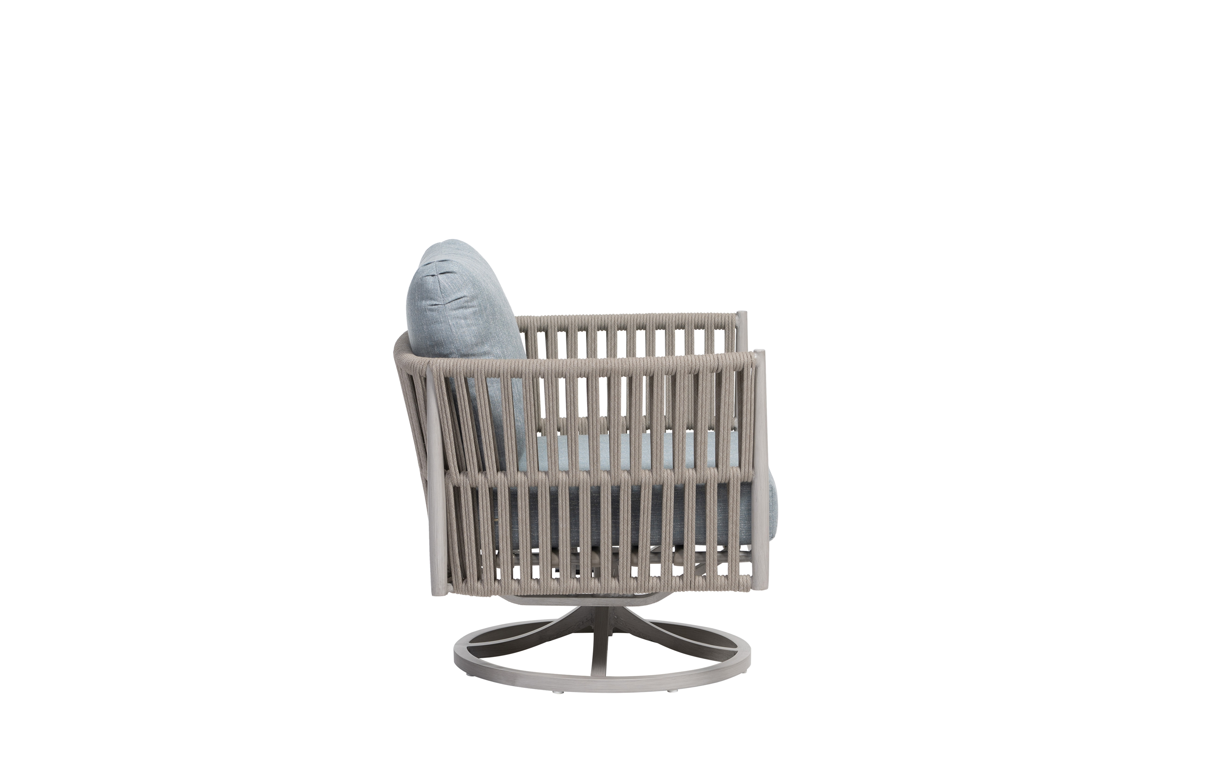 Cushioned Rope Swivel Rocker