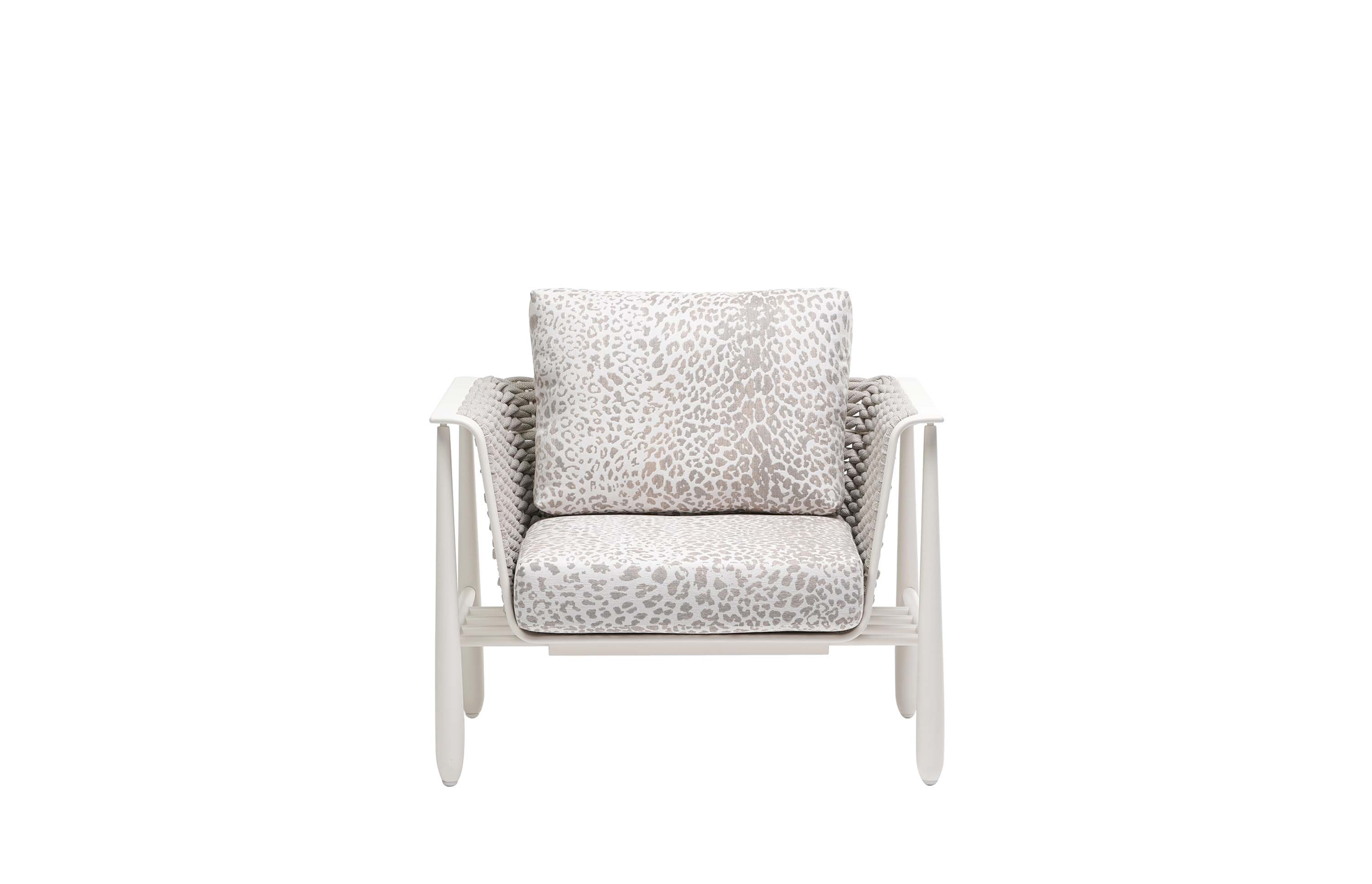 Woven Strap Club Chair