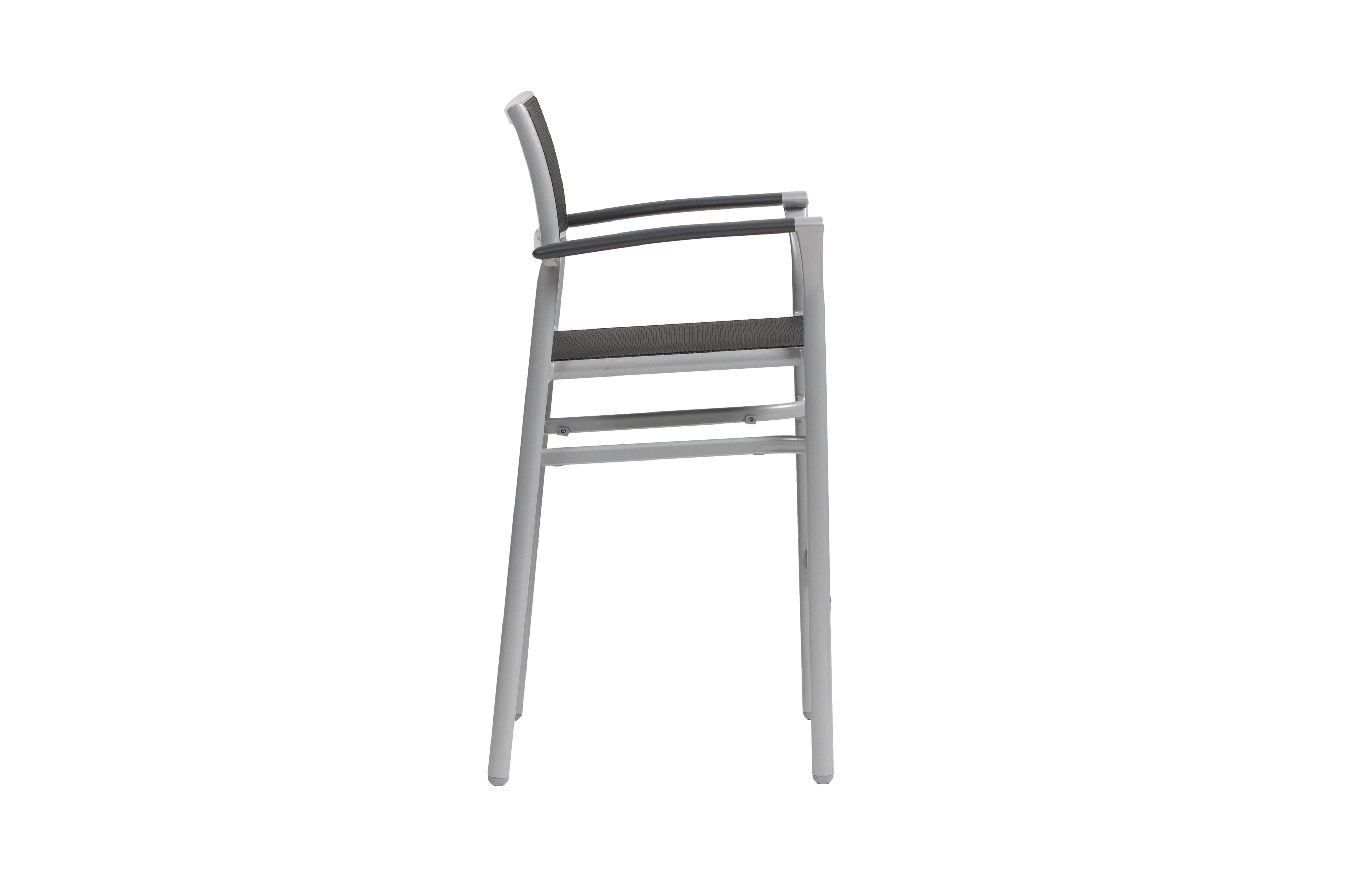 Stacking Sling Bar-Height Arm Chair