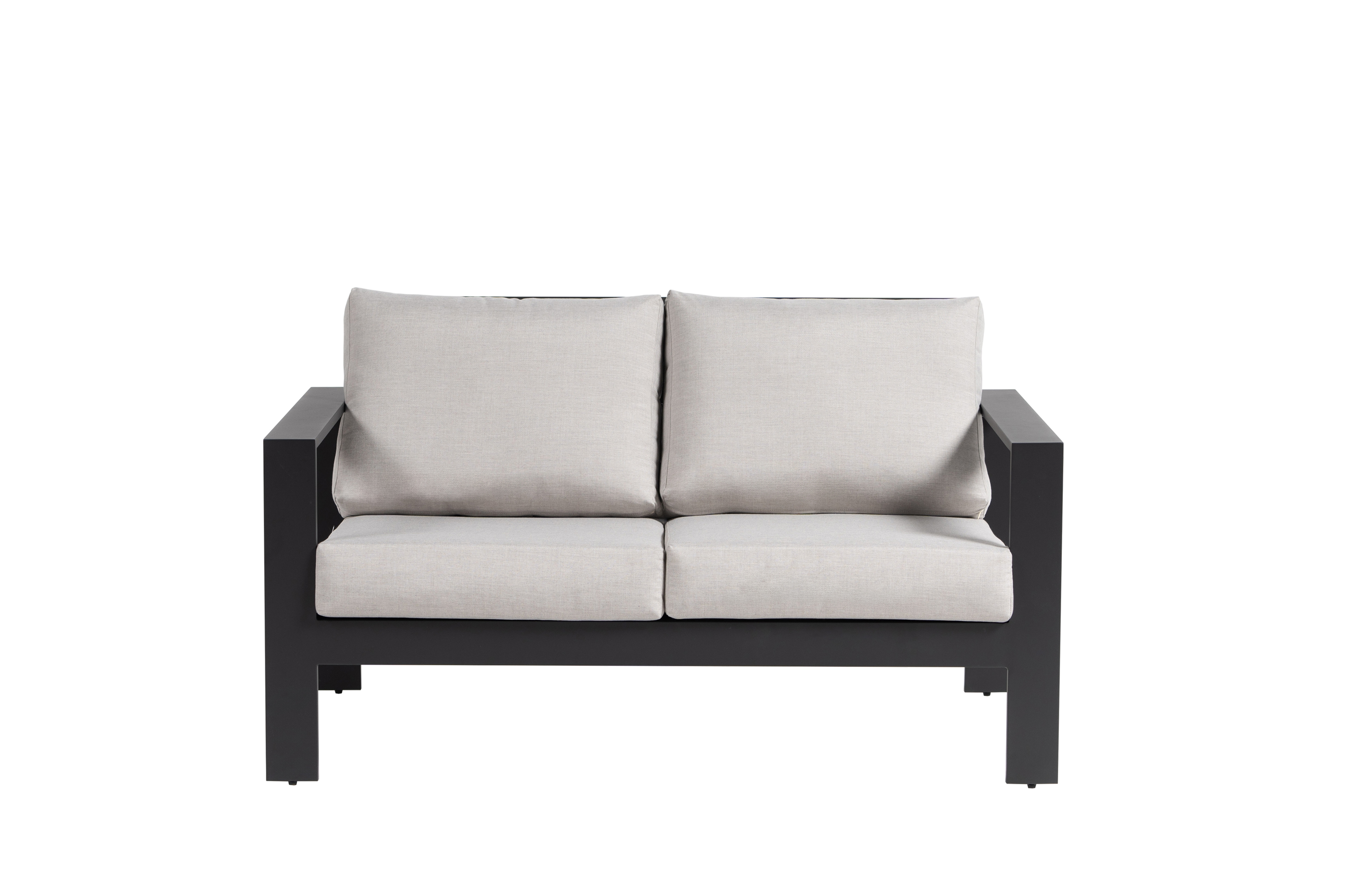 Modern Ladder-Back Loveseat