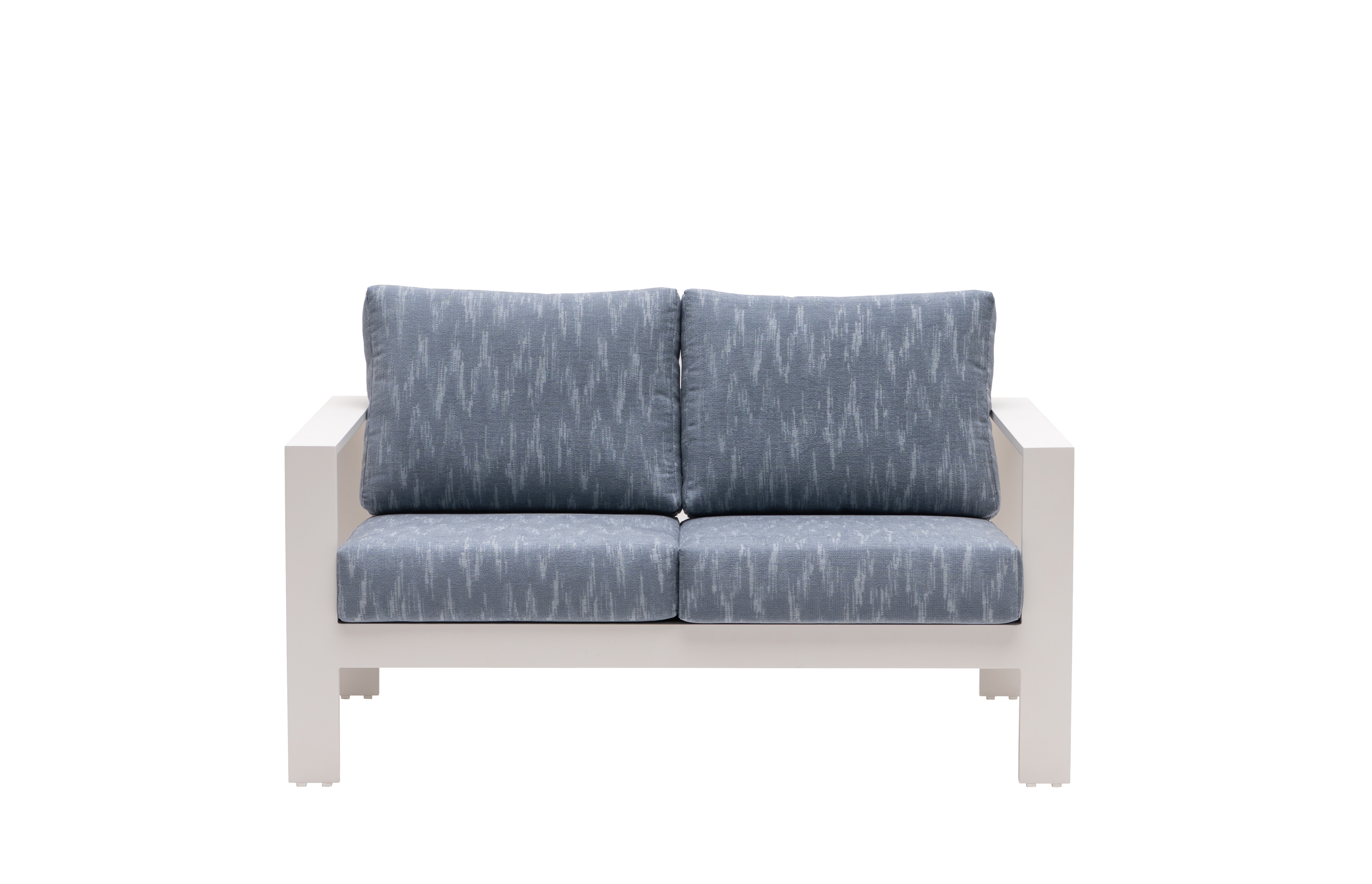 Modern Ladder-Back Loveseat