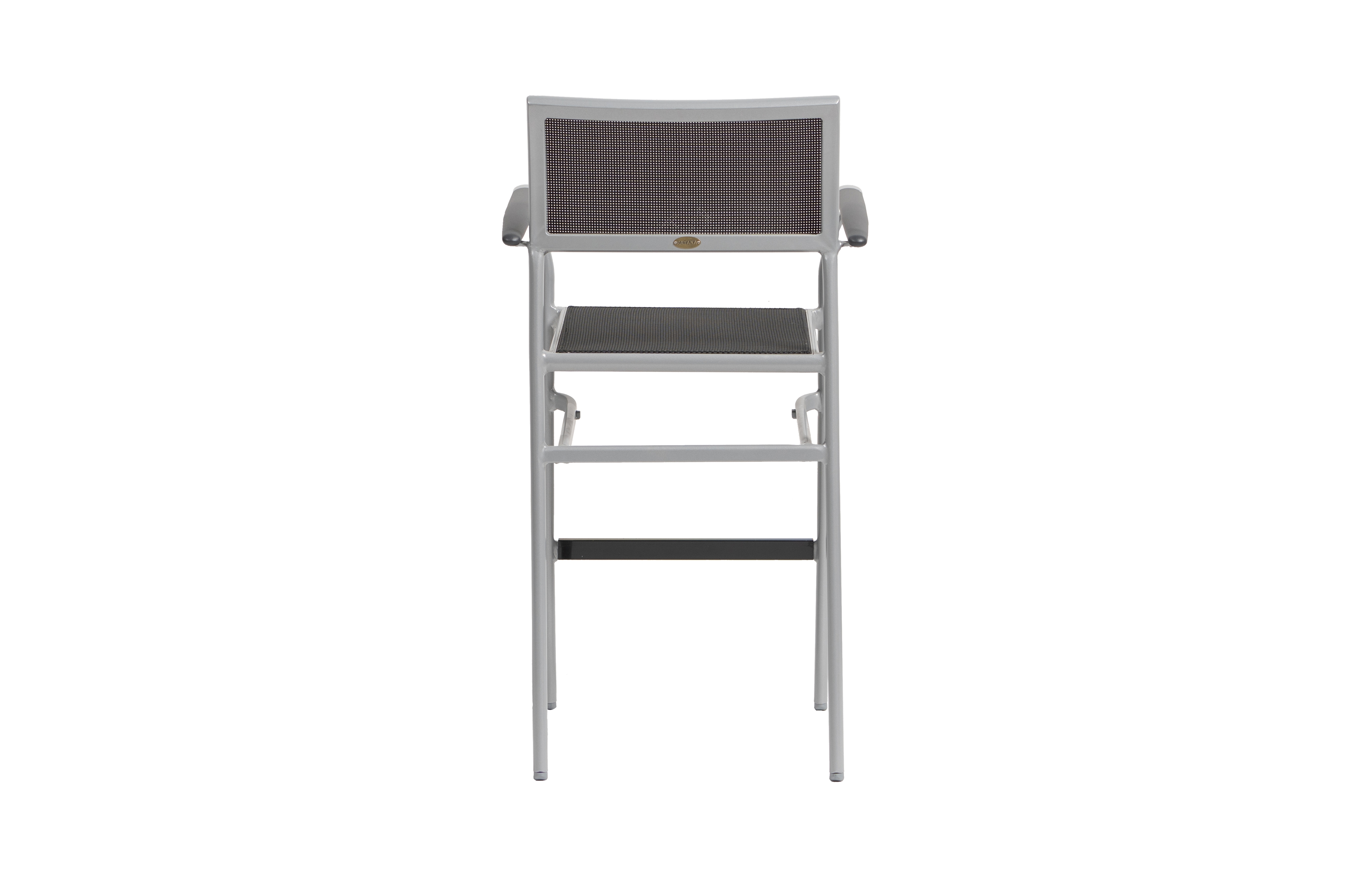 Stacking Sling Bar-Height Arm Chair