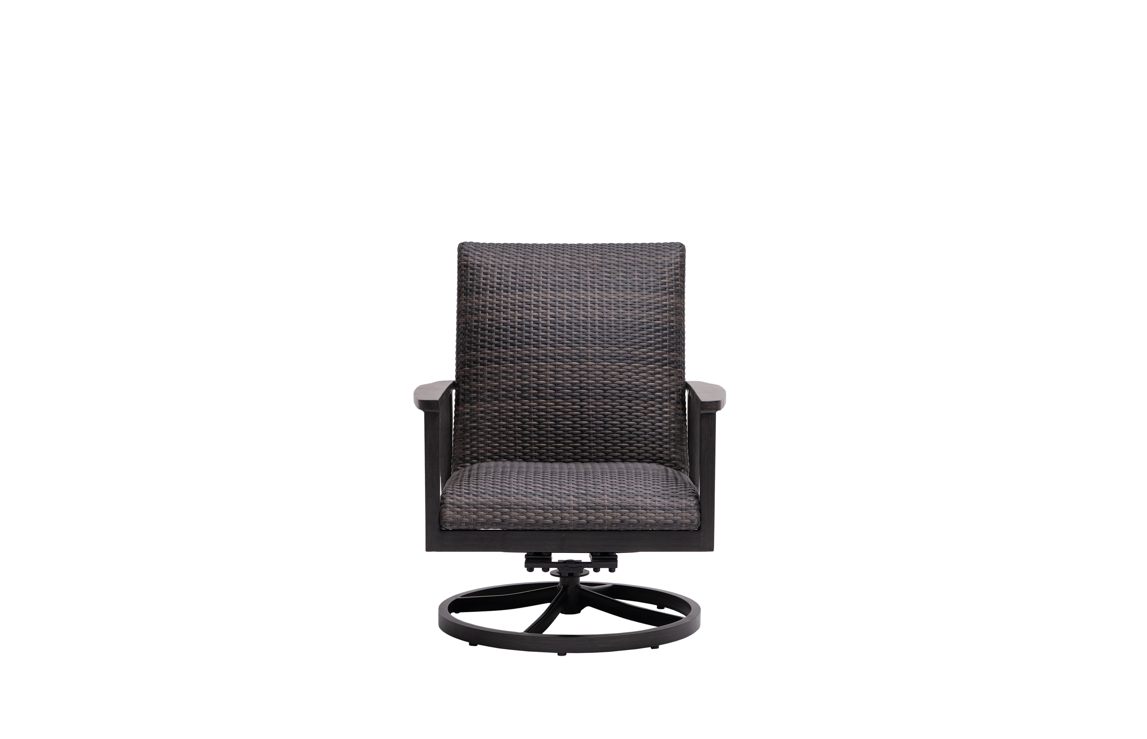 Coastal Woven Swivel Rocker