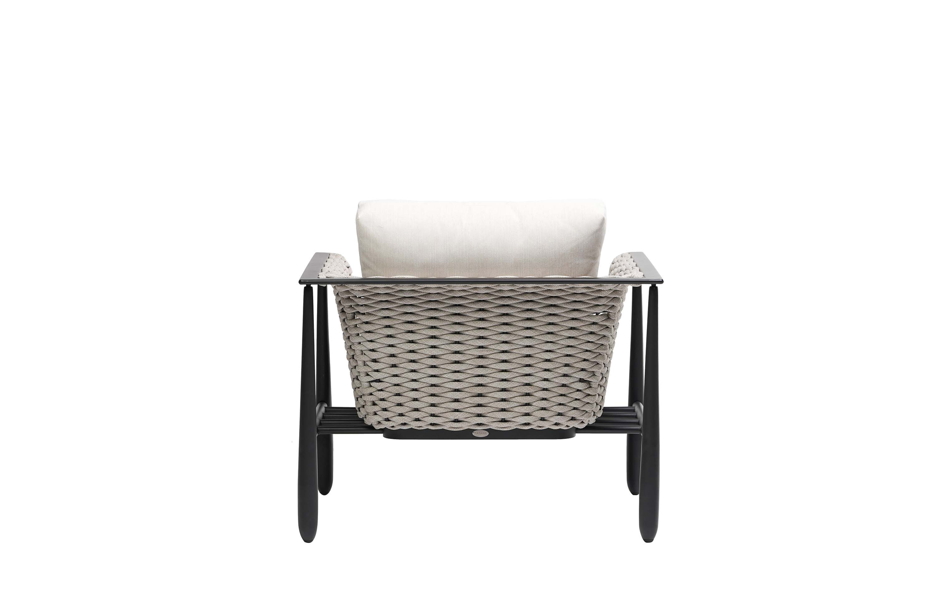 Woven Strap Club Chair