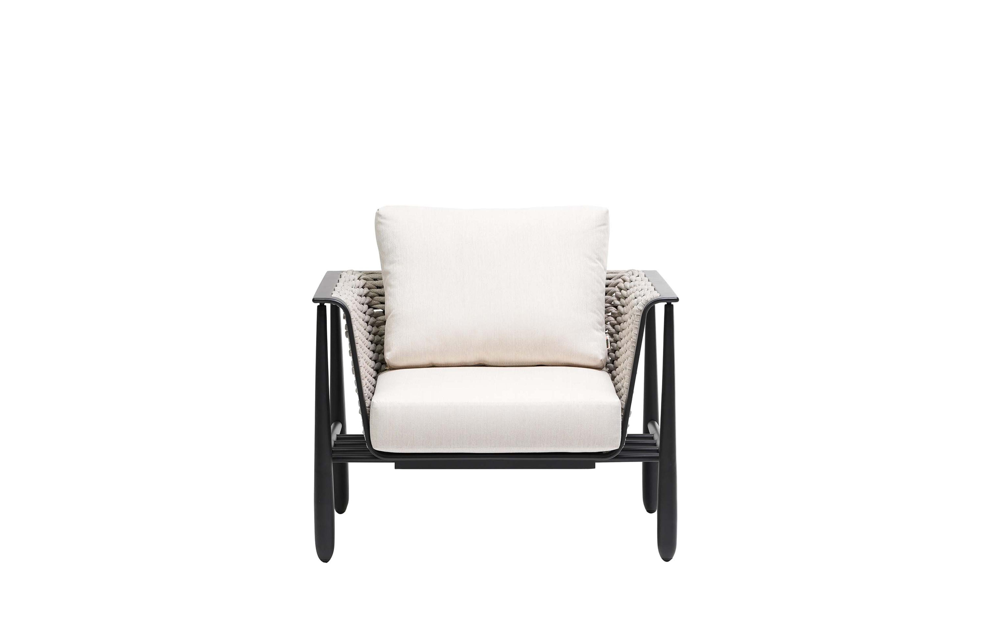 Woven Strap Club Chair